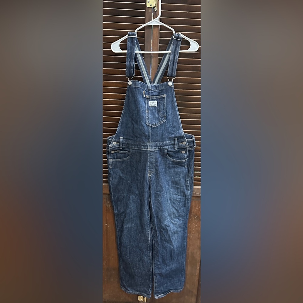 Levi’s Plus Size Dark Blue Denim Overalls